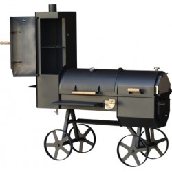 Smoker mit Backofen und Räucherkammer