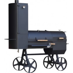 Smoker mit Backofen und Räucherkammer