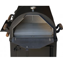 Smoker mit Backofen und Räucherkammer